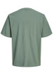 Thumbnail T-shirt en coton tilleul uni avec une coupe droite et un col rond - Image 2