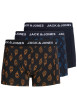 Thumbnail Lot de 3 Boxers classique en coton biologique marine à imprimé
