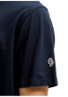 Thumbnail T-shirt en coton marine à imprimé avec une coupe droite et un col rond - Image 5