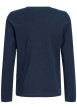 Thumbnail T-shirt en coton marine à imprimé avec une coupe droite et un col rond - Image 2