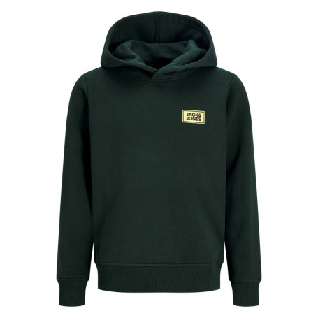 Sweat sapin uni à capuche avec une coupe droite...