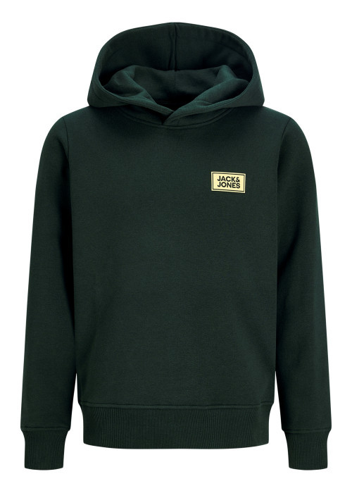 Sweat sapin uni à capuche avec une coupe droite...