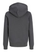 Thumbnail Sweat anthracite à imprimé avec une coupe droite et un col à capuche - Image 2