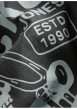 Thumbnail T-shirt en coton anthracite à imprimé avec une coupe droite et un col rond - Image 3