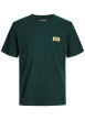 Thumbnail T-shirt en coton sapin uni avec une coupe droite et un col rond