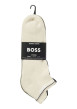 Thumbnail Chaussettes basses en coton mélangé multicolore unies avec logo brodé - Image 2