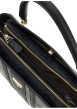 Thumbnail Sac porté mains noir avec imprimé monogramme et muni de 2 anses - Image 3