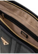 Thumbnail Sac shopping noir avec imprimé monogramme et muni de 2 anses - Image 3