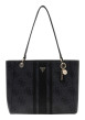 Thumbnail Sac shopping noir avec imprimé monogramme et muni de 2 anses - Image 5