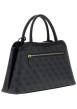 Thumbnail Sac noir à imprimé monogramme avec un zip et un bouton à pression - Image 2