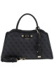 Thumbnail Sac noir à imprimé monogramme avec un zip et un bouton à pression - Image 4