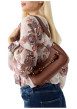 Thumbnail Sac à main porté épaule camel pourvu d'un zip et d'une anse - Image 5