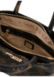 Thumbnail Sac porté mains marron à imprimé monogramme muni d'une fermeture à zip - Image 2