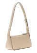 Thumbnail Mini sac beige avec imprimé monogramme et muni d'une anse ajustable - Image 2