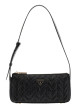 Thumbnail Mini sac noir avec imprimé monogramme et muni d'une lanière amovible