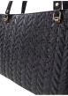 Thumbnail Sac shopping noir avec imprimé monogramme et muni de 2 anses - Image 4