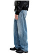 Thumbnail Jean stone en coton avec une coupe droite muni d'un zip et d'un bouton - Image 6