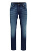 Thumbnail Jean indigo avec une coupe slim muni d'un zip et d'un bouton