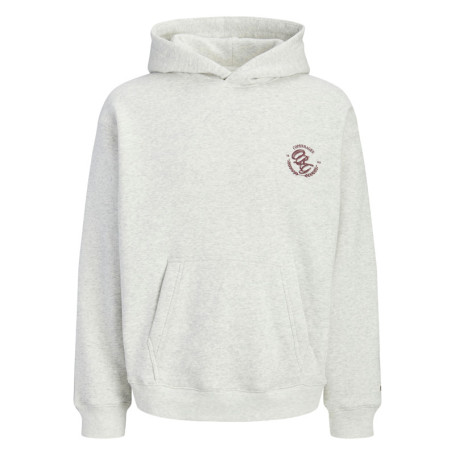 Sweat écru à imprimé avec une coupe droite et...