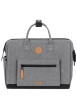 Thumbnail Sac ordinateur Messenger Getaria anthracite pourvu d'une bandoulière amovible