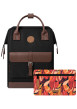 Thumbnail Sac à dos Adventurer M Managua noir pourvu de pochettes amovibles