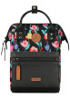 Thumbnail Sac à dos Adventurer XS Genoa noir floral pourvu de pochettes amovibles - Image 6