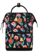 Thumbnail Sac à dos Adventurer XS Genoa noir floral pourvu de pochettes amovibles - Image 7