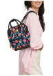 Thumbnail Sac à dos Adventurer XS Genoa noir floral pourvu de pochettes amovibles - Image 8