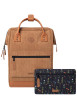 Thumbnail Sac à dos Adventurer M Dubaï camel pourvu de pochettes amovibles