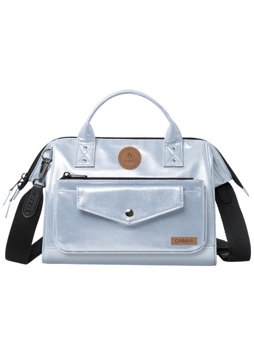 Sac à bandoulière Crossbody M Fiji argent pourvu d'une bandoulière amovible