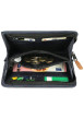 Thumbnail Portefeuille Wallet M Genoa noir pourvu d'une fermeture zippée - Image 2