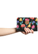 Thumbnail Portefeuille Wallet M Genoa noir pourvu d'une fermeture zippée - Image 4