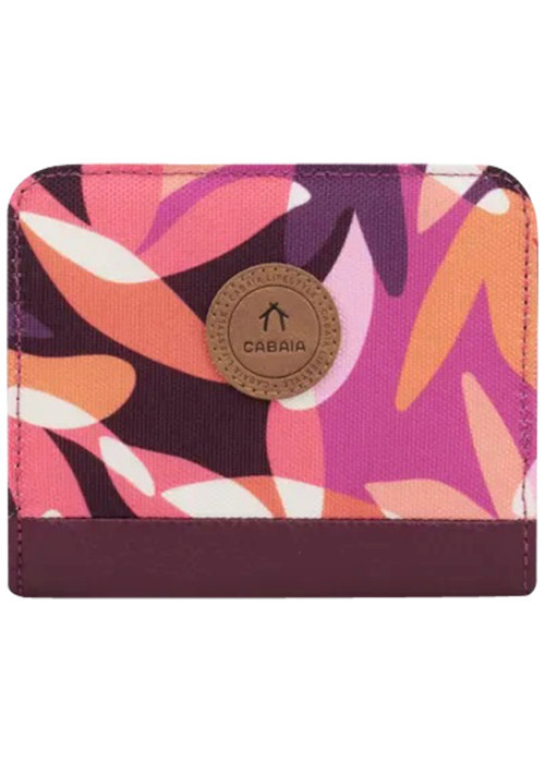 Portefeuille Wallet S Montreuil rose à motifs...