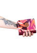 Thumbnail Portefeuille Wallet S Montreuil rose à motifs pourvu d'une fermeture zippée - Image 4