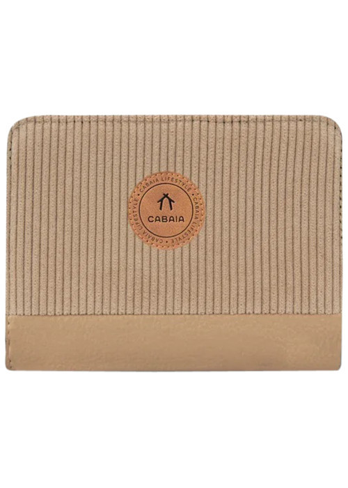Portefeuille Wallet M Luxor beige pourvu d'une fermeture zippée