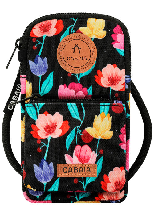 Étui de téléphone Phone Bag Genoa noir à motif...