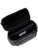 Thumbnail Trousse Vanity M Amiens noire à motifs avec sangle d'attache pour valise - Image 2