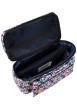Thumbnail Trousse Vanity M Cagliari rose à motif floral avec sangle d'attache pour valise - Image 2