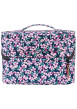 Thumbnail Trousse Vanity M Cagliari rose à motif floral avec sangle d'attache pour valise - Image 3