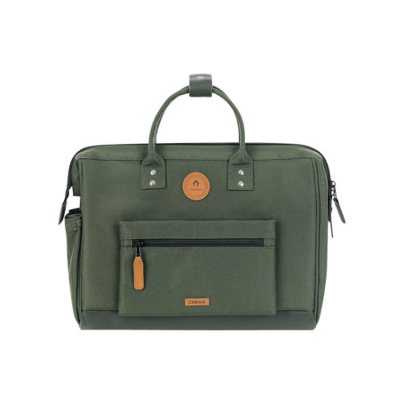 Sac ordinateur Messenger Coromandel kaki pourvu...
