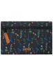 Thumbnail Pochette L Markt noire à motif floral pourvue d'une fermeture zippée