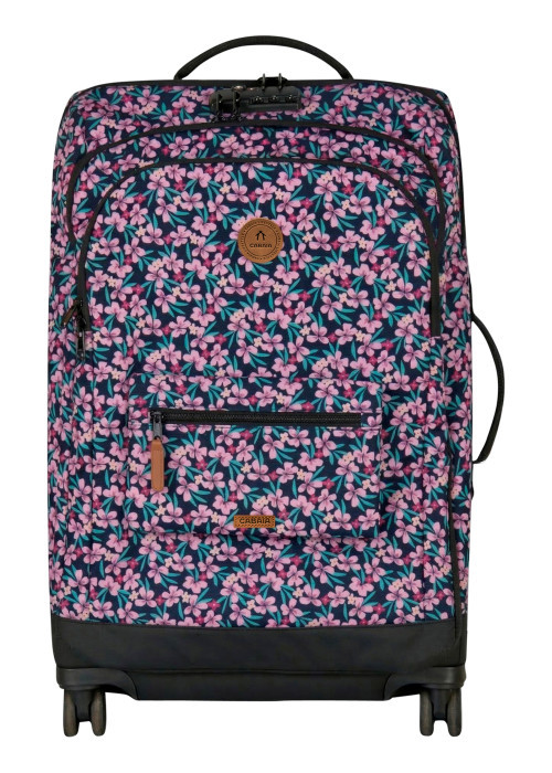 Valise Traveler 4 roues M Cagliari rose floral...