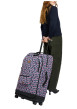 Thumbnail Valise Traveler 4 roues L Cagliari rose floral pourvue d'une fermeture TSA - Image 7