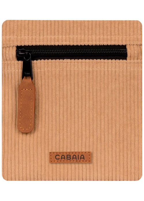 Pochette S Luxor beige côtelée pourvue d'une...