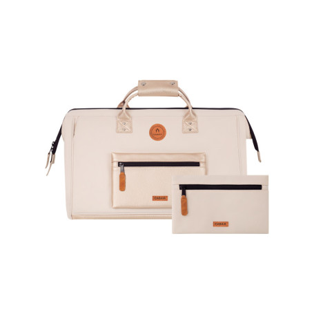 Sac weekender Duffle Bag Algiers beige pourvu...