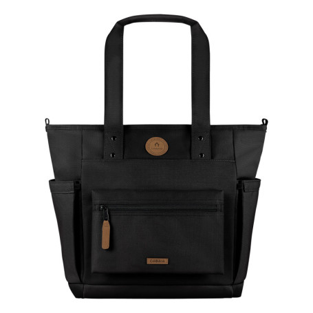 Sac shopping Tote Bag M Berlin noir pourvu d'un...
