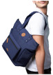 Thumbnail Sac shopping Tote Bag M Reykjavik marine avec compartiment pour ordinateur - Image 4