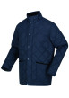 Thumbnail Gilet anthracite uni à coupe droite avec un col montant et 2 poches - Image 2