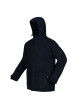 Thumbnail Gilet anthracite uni à coupe droite avec un col montant et 2 poches - Image 3