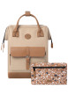Thumbnail Sac à dos Adventurer M Kuala Lumpur beige pourvu de pochettes amovibles